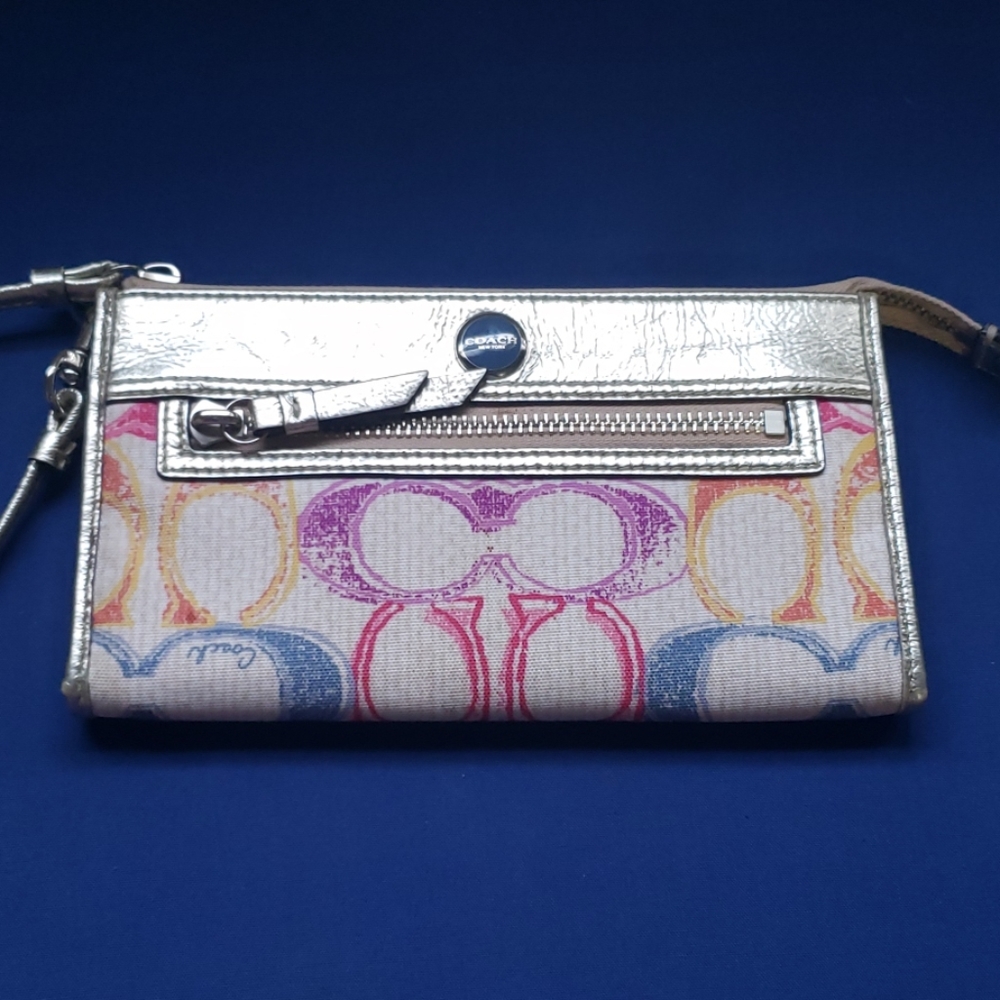 Coach Multicolored Wristlet